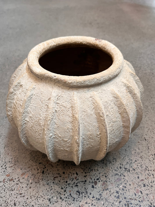 Terracotta Pumpkin pot