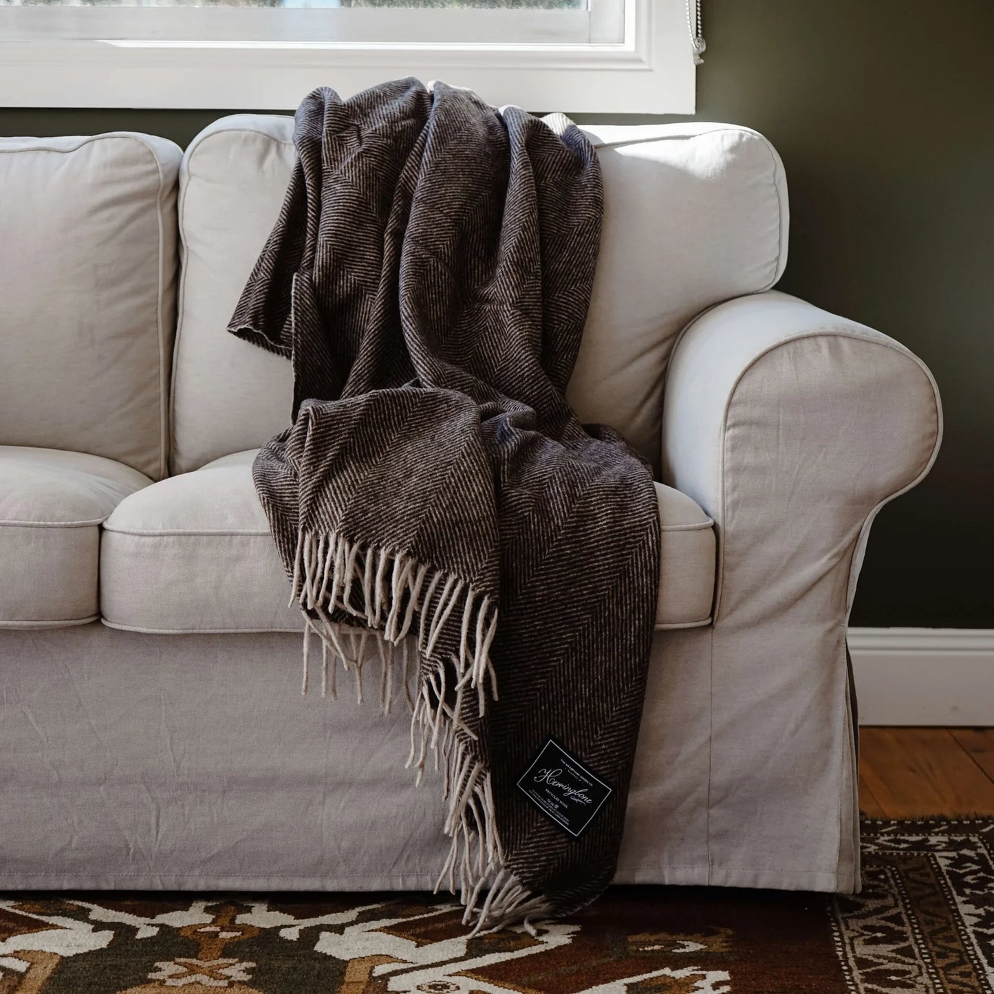 Herringbone Recycled Wool Blankets