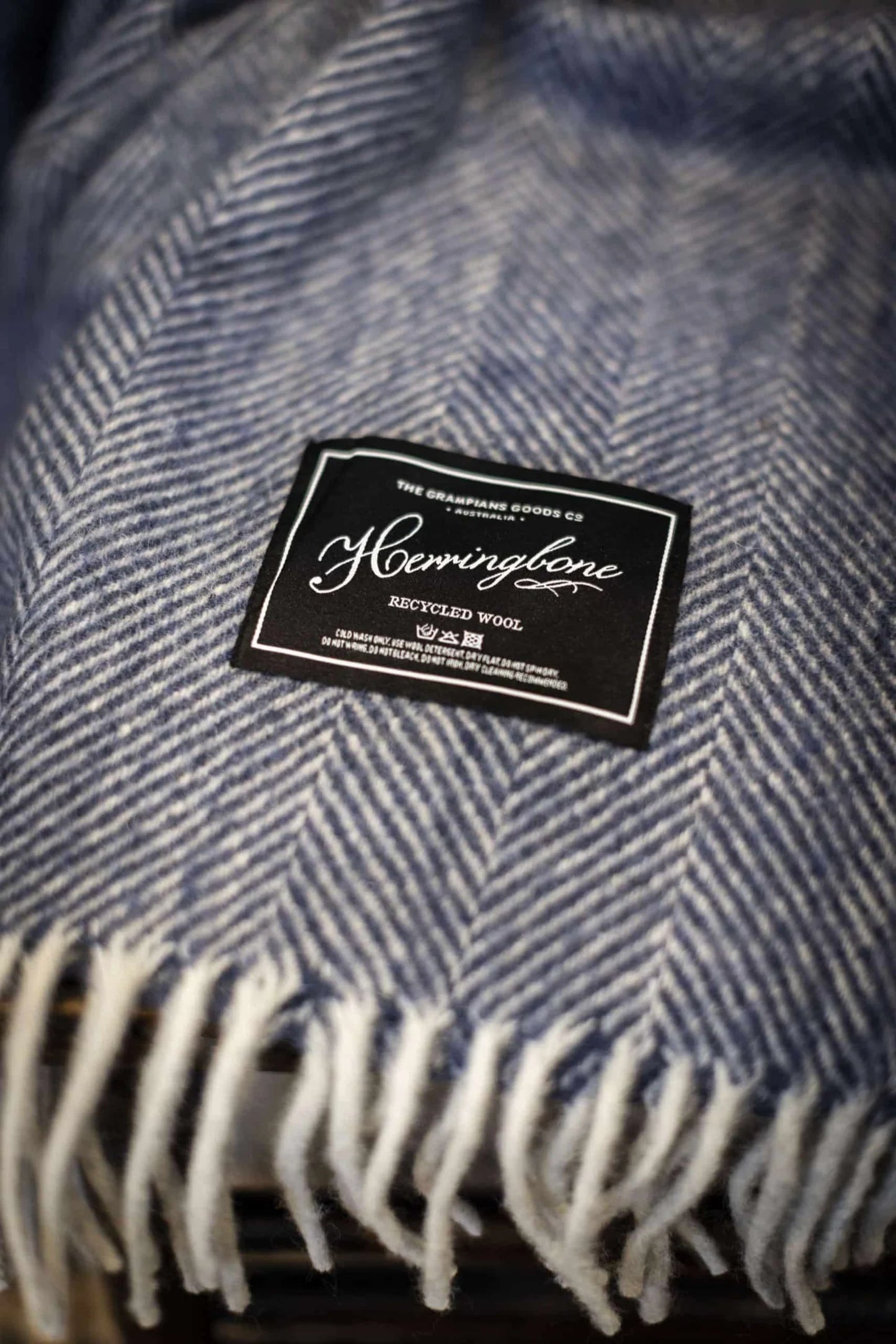 Herringbone Recycled Wool Blankets